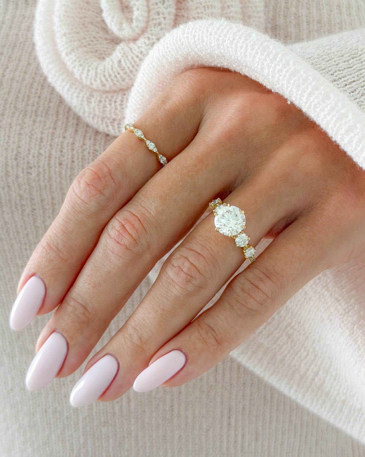 Odette Ring — Round Cut