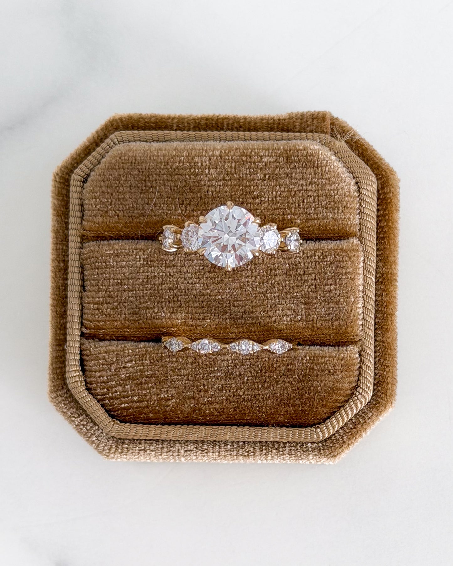 Odette Ring — Round Cut
