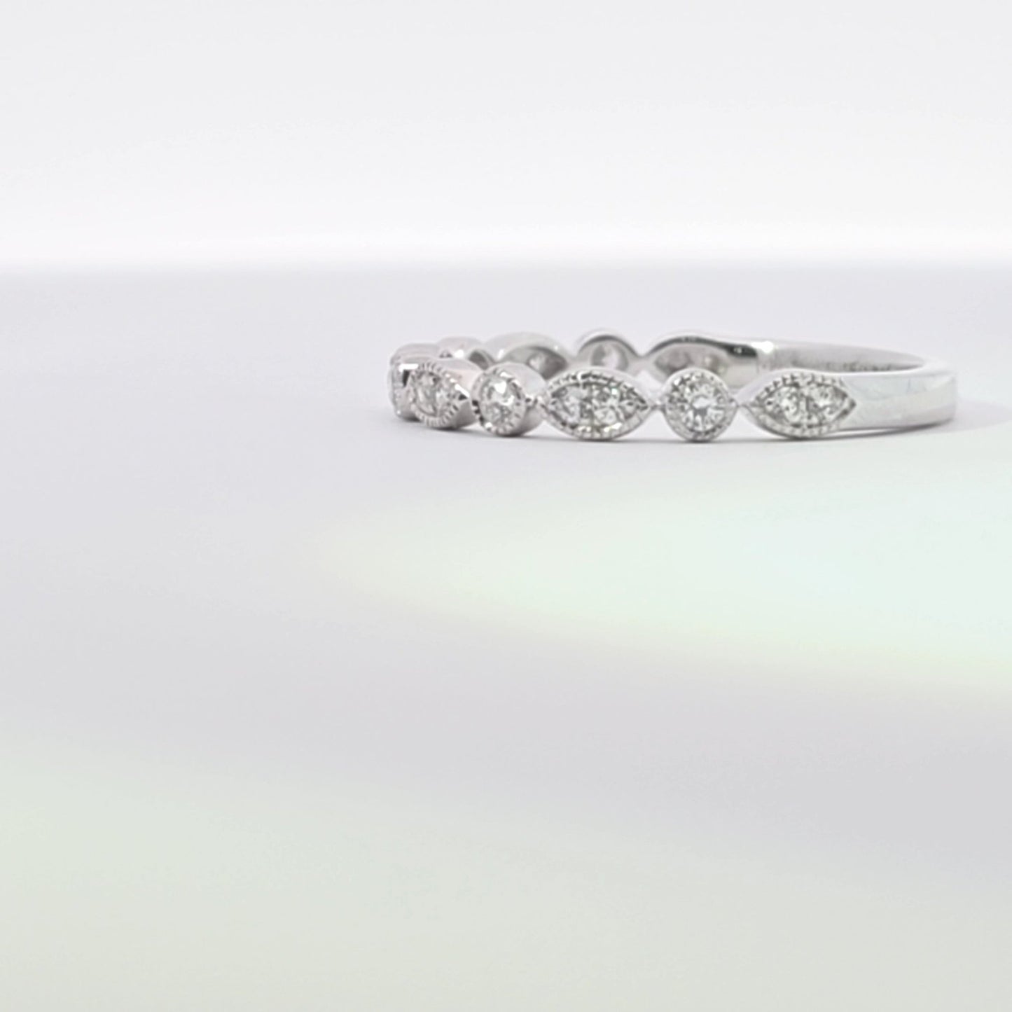 Aurora Diamond Weding Band - Lu and Lo Jewellery