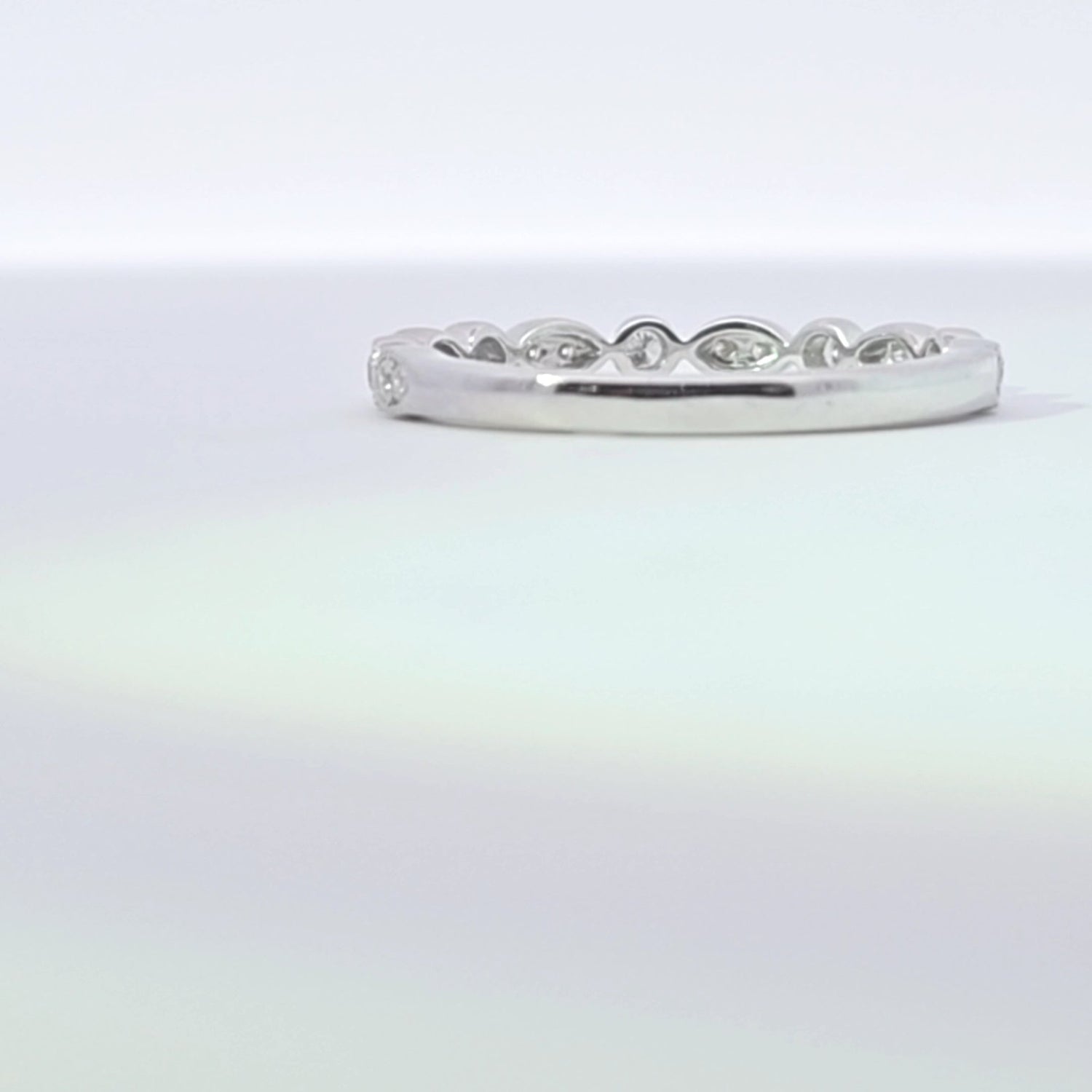 Aurora Diamond Weding Band - Lu and Lo Jewellery