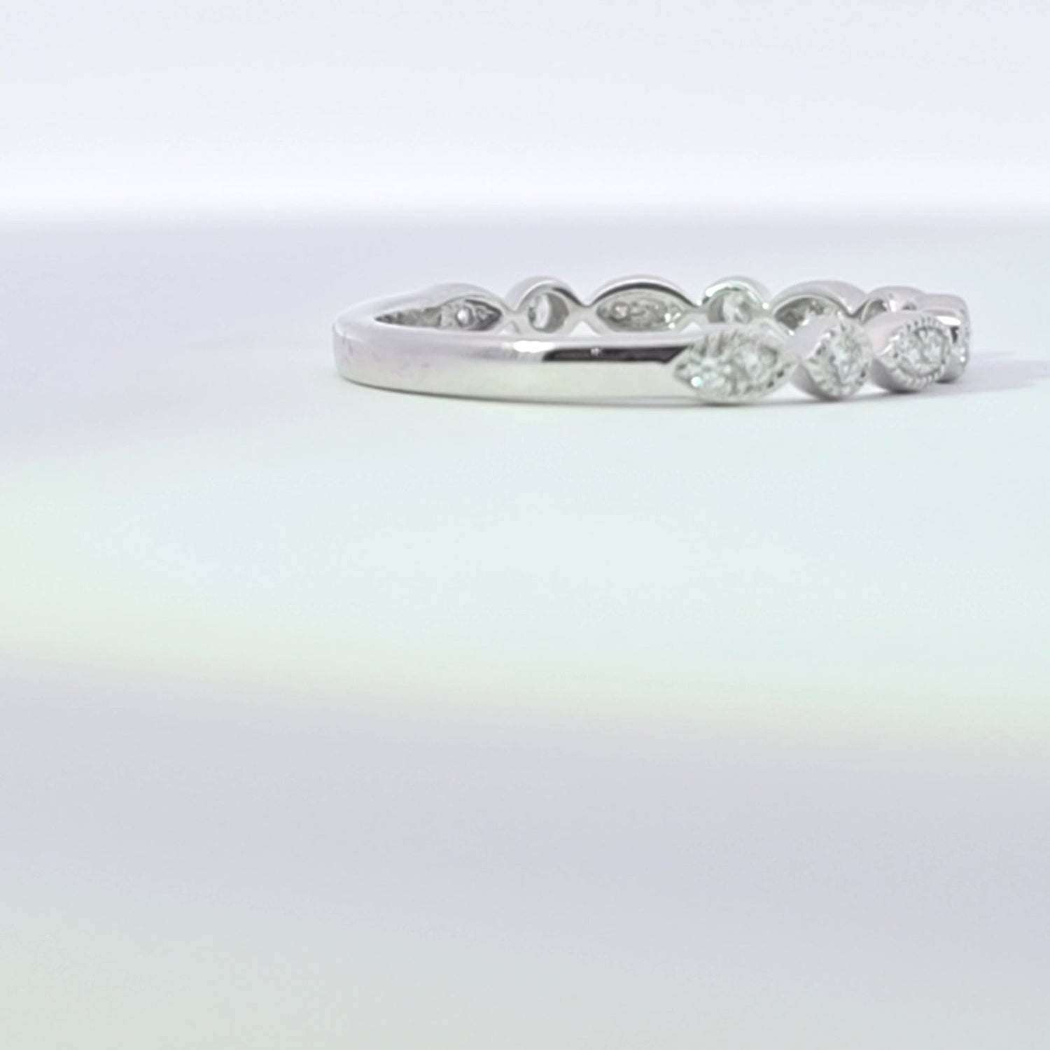 Aurora Diamond Weding Band - Lu and Lo Jewellery