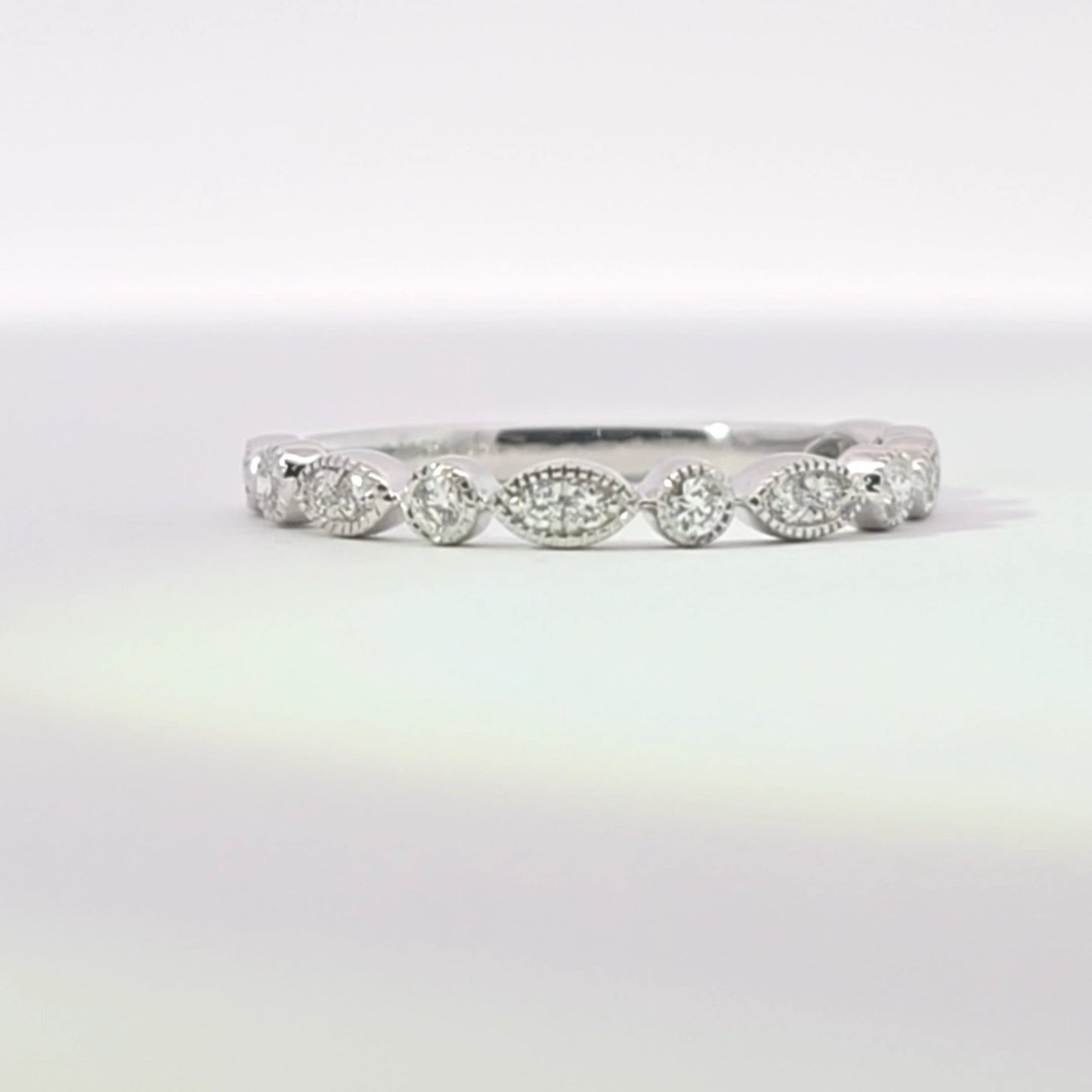 Aurora Diamond Weding Band - Lu and Lo Jewellery