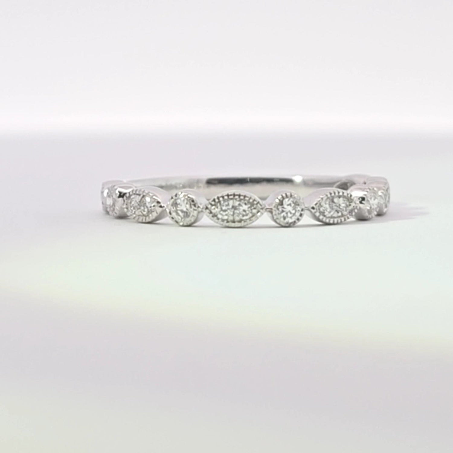 Aurora Diamond Weding Band - Lu and Lo Jewellery