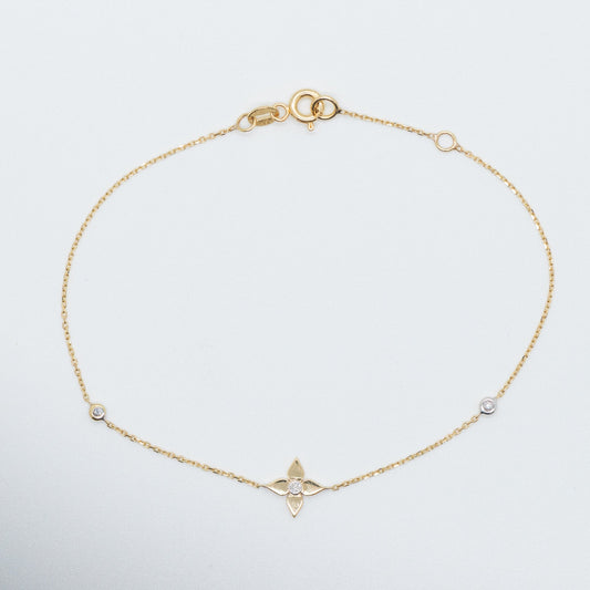 Celeste Diamond Star Bracelet - Lu and Lo Jewellery
