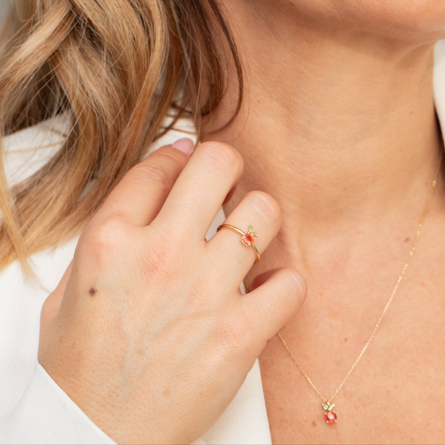 Cherry Pendant Necklace - Lu and Lo Jewellery