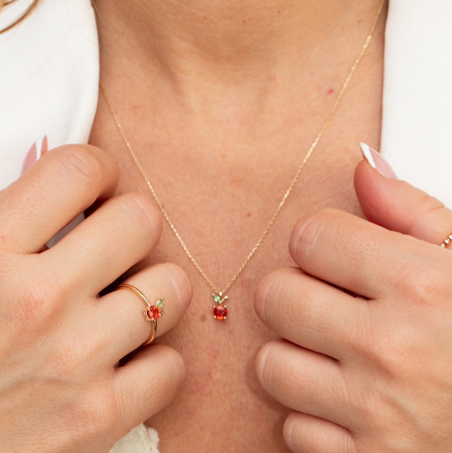 Cherry Pendant Necklace - Lu and Lo Jewellery