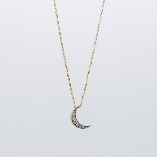 Crescent Glow Necklace - Lu and Lo Jewellery