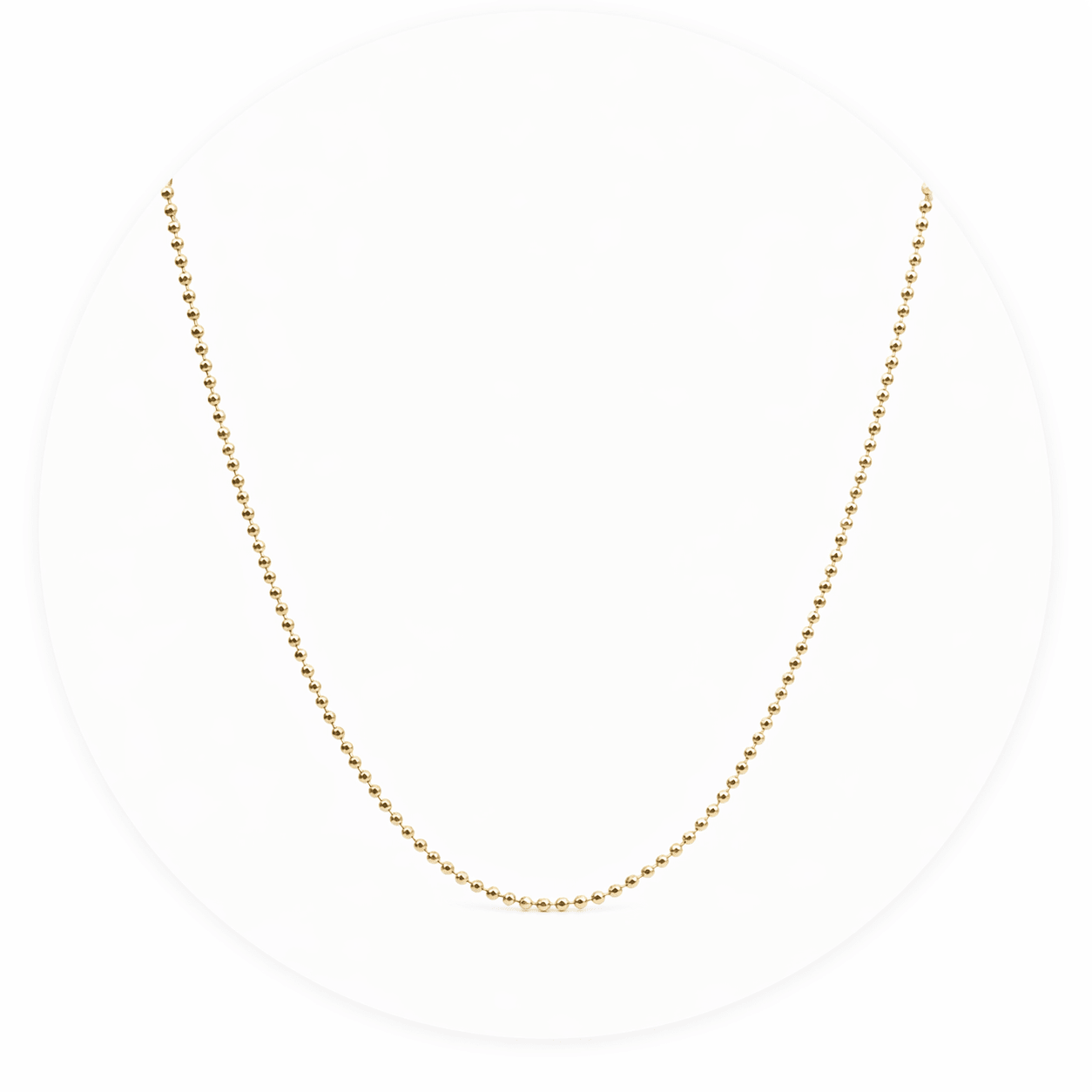 Diamond Cut Bead Chain - Lu and Lo Jewellery