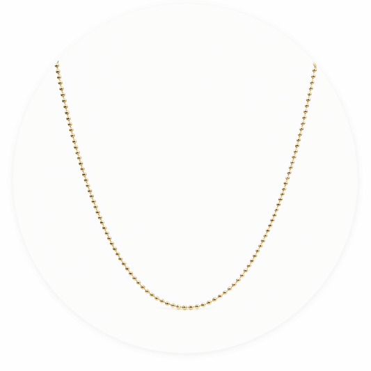 Diamond Cut Bead Chain - Lu and Lo Jewellery