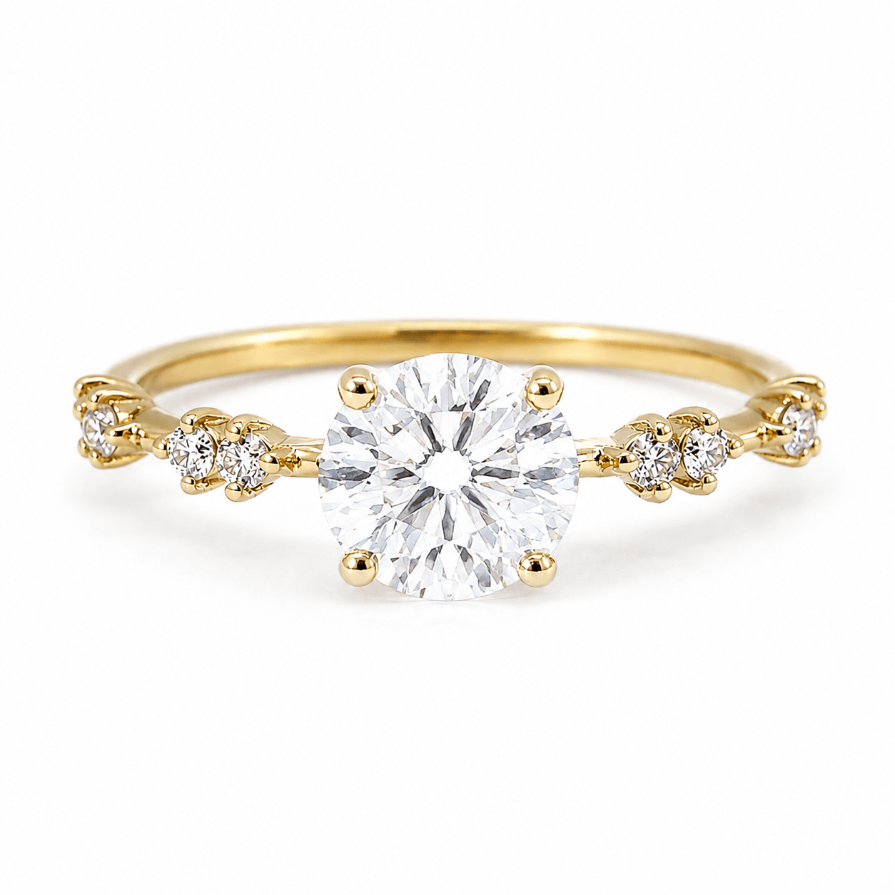 Elara Ring - Round Cut - Lu and Lo Jewellery