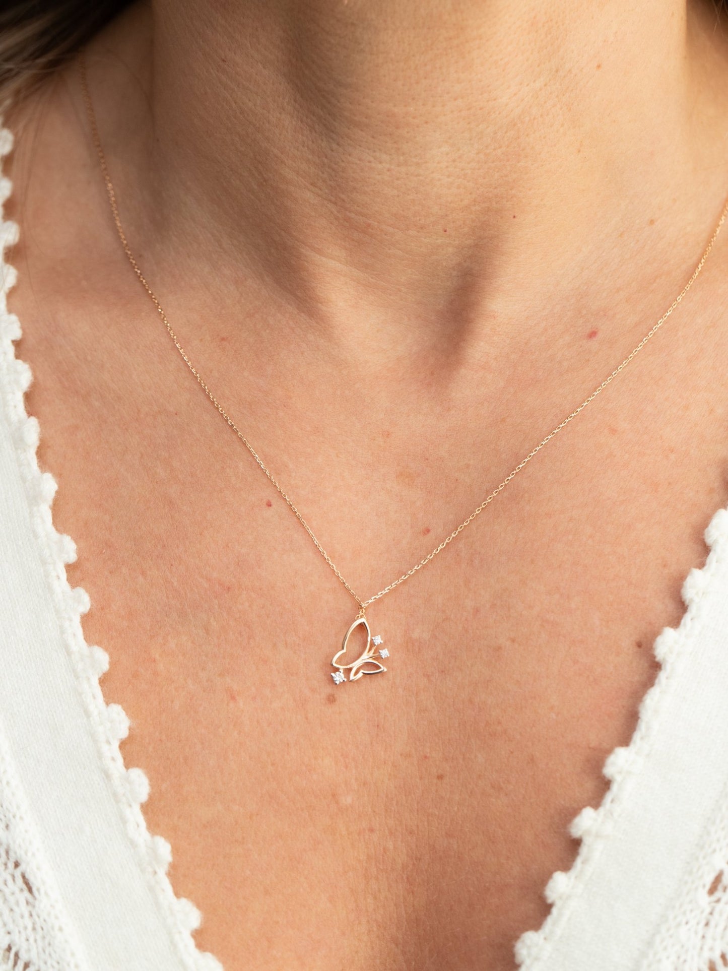 Flutté Butterfly Necklace - Lu and Lo Jewellery