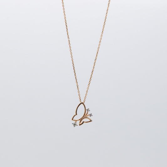 Flutté Butterfly Necklace - Lu and Lo Jewellery