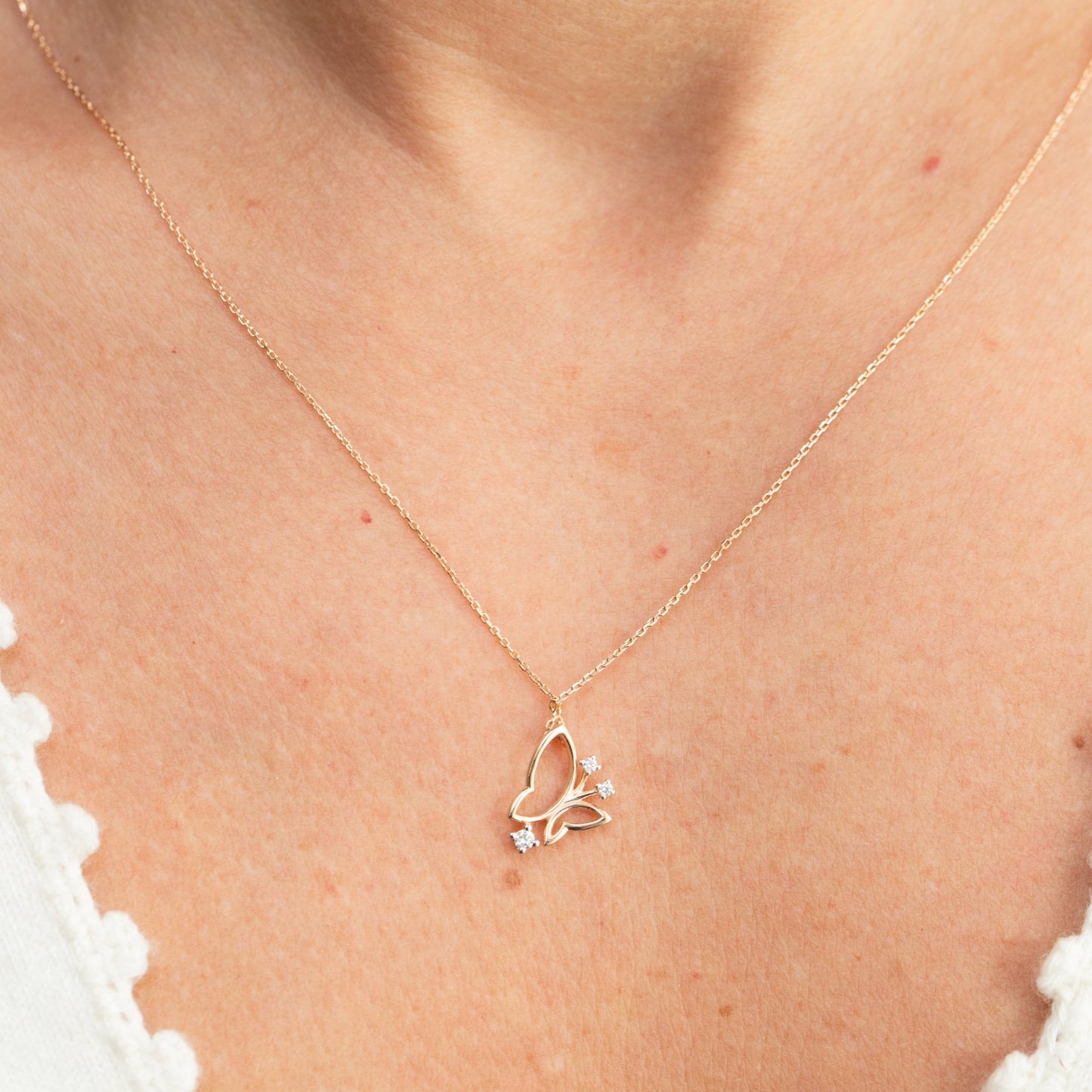 Flutté Butterfly Necklace - Lu and Lo Jewellery