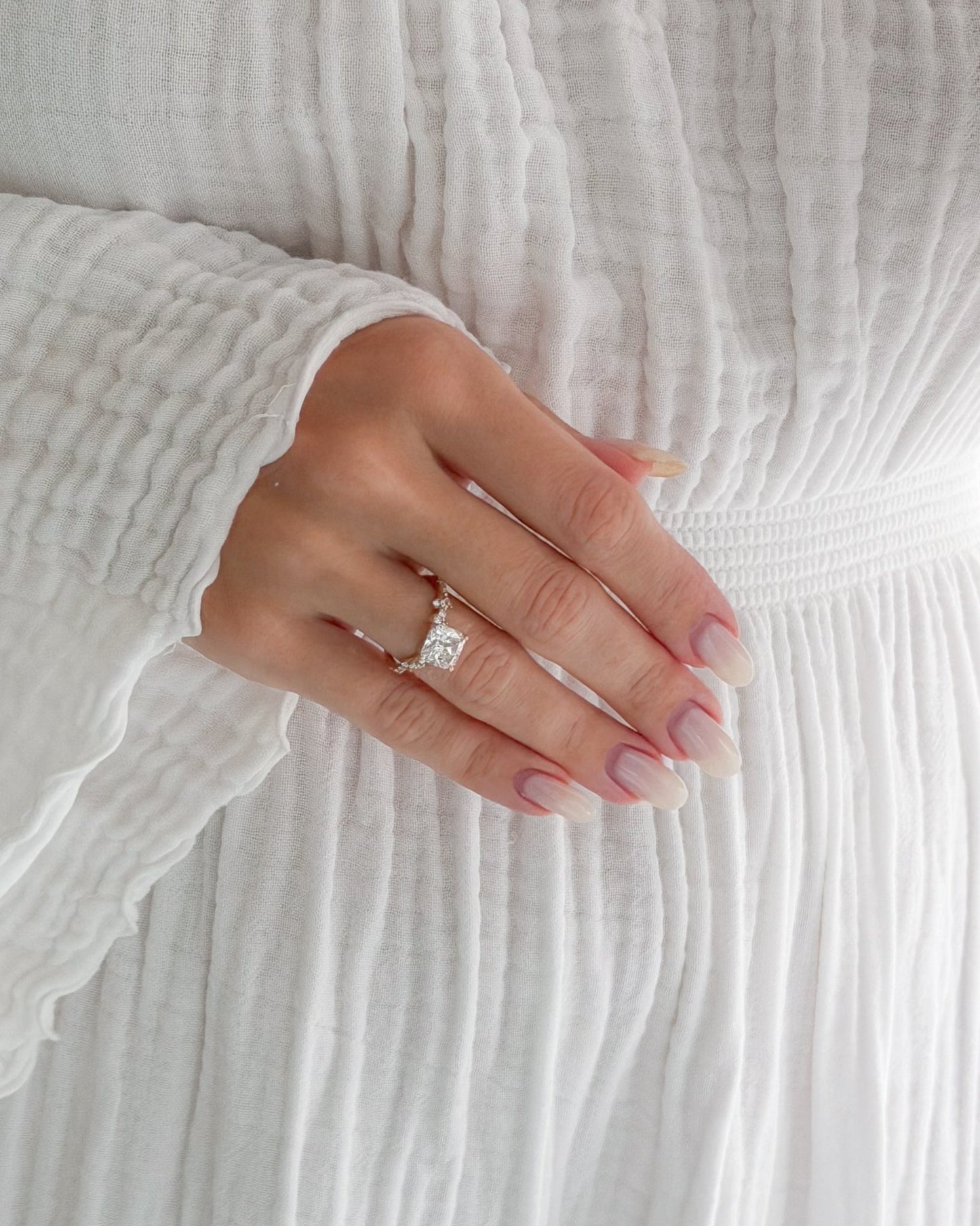 Francesca Ring - Cushion Cut - Lu and Lo Jewellery
