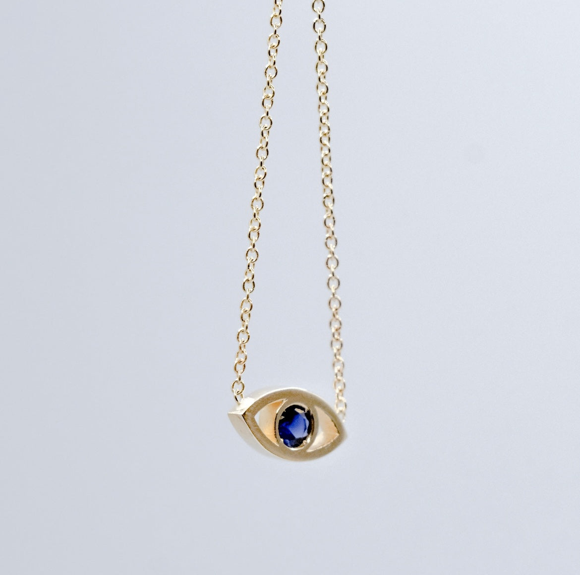 Protective Mati Evil Eye Necklace - Close View