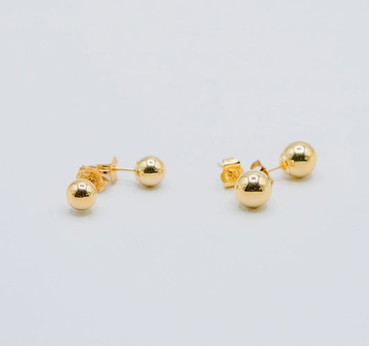 Golden Glimmer Studs 5mm