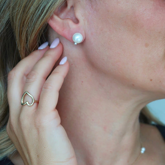 Boldest Pearl and Diamond Studs