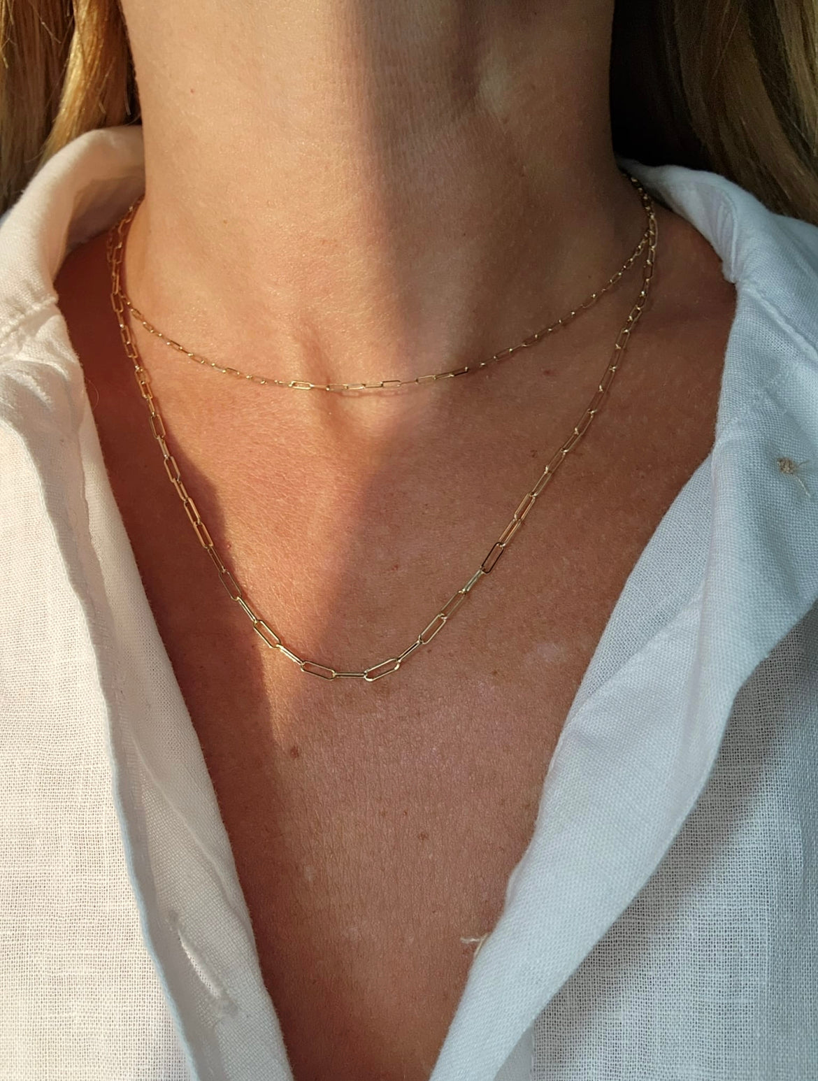 Thinnest Paperclip Necklace