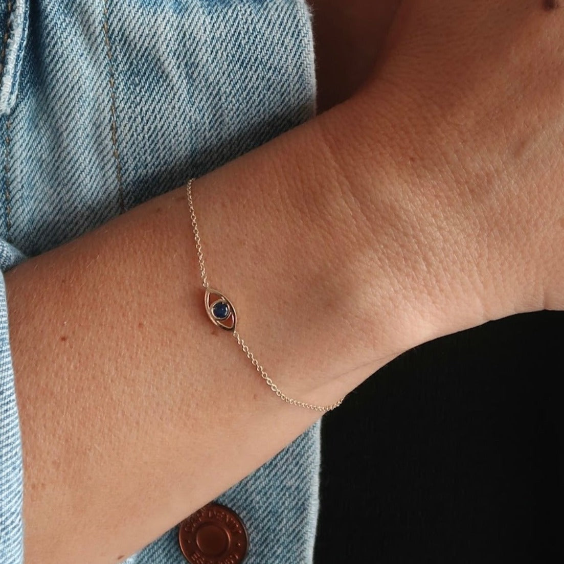 Wearing Protective Mati Evil Eye Bracelet - 1