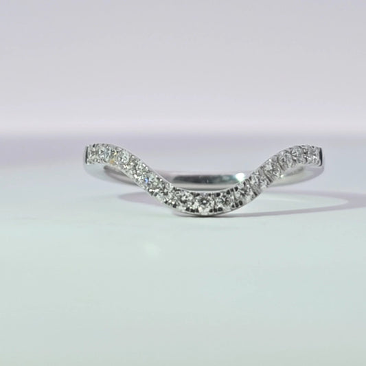Iris Diamond Wedding Band - Lu and Lo Jewellery