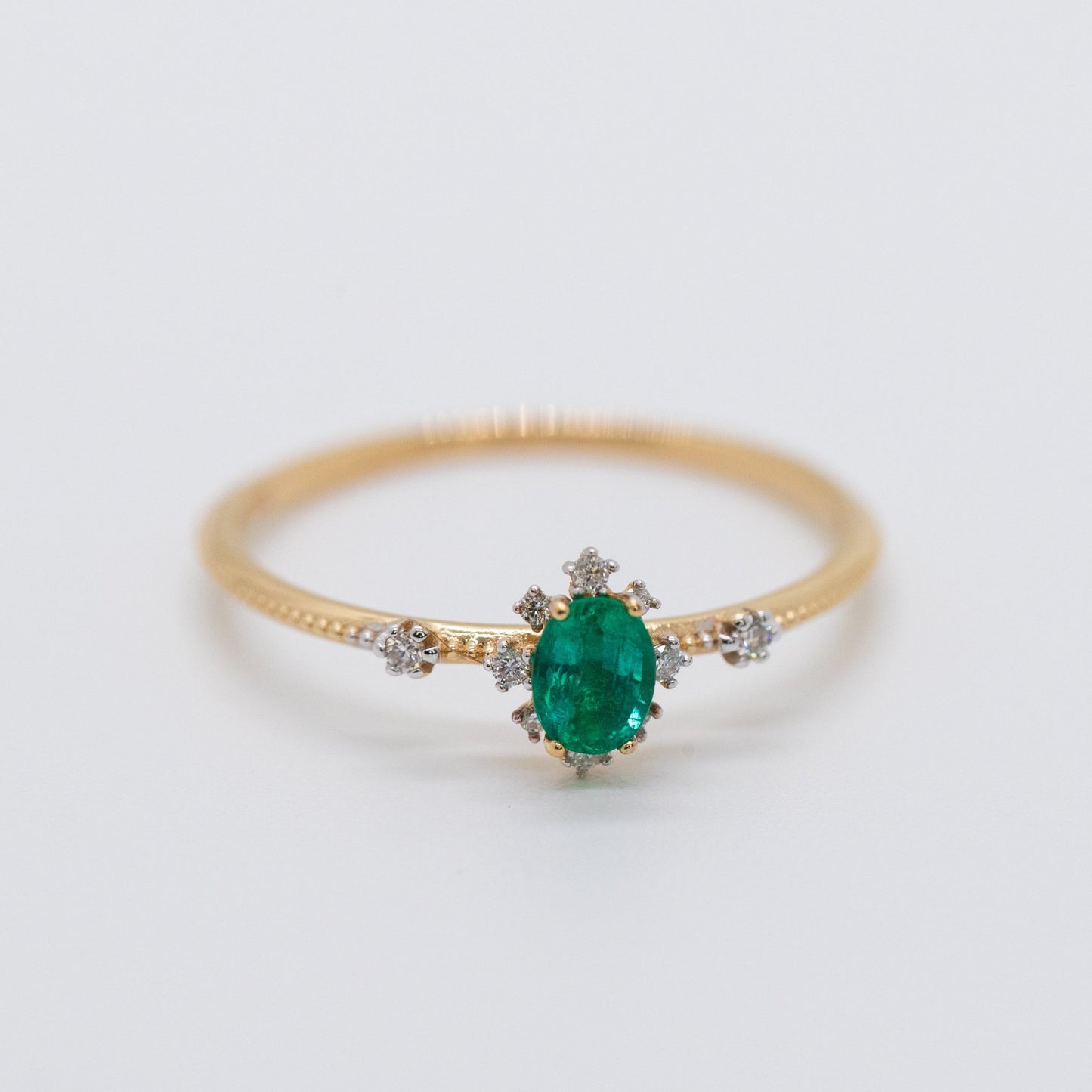 Jasmine Emerald Ring - Lu and Lo Jewellery