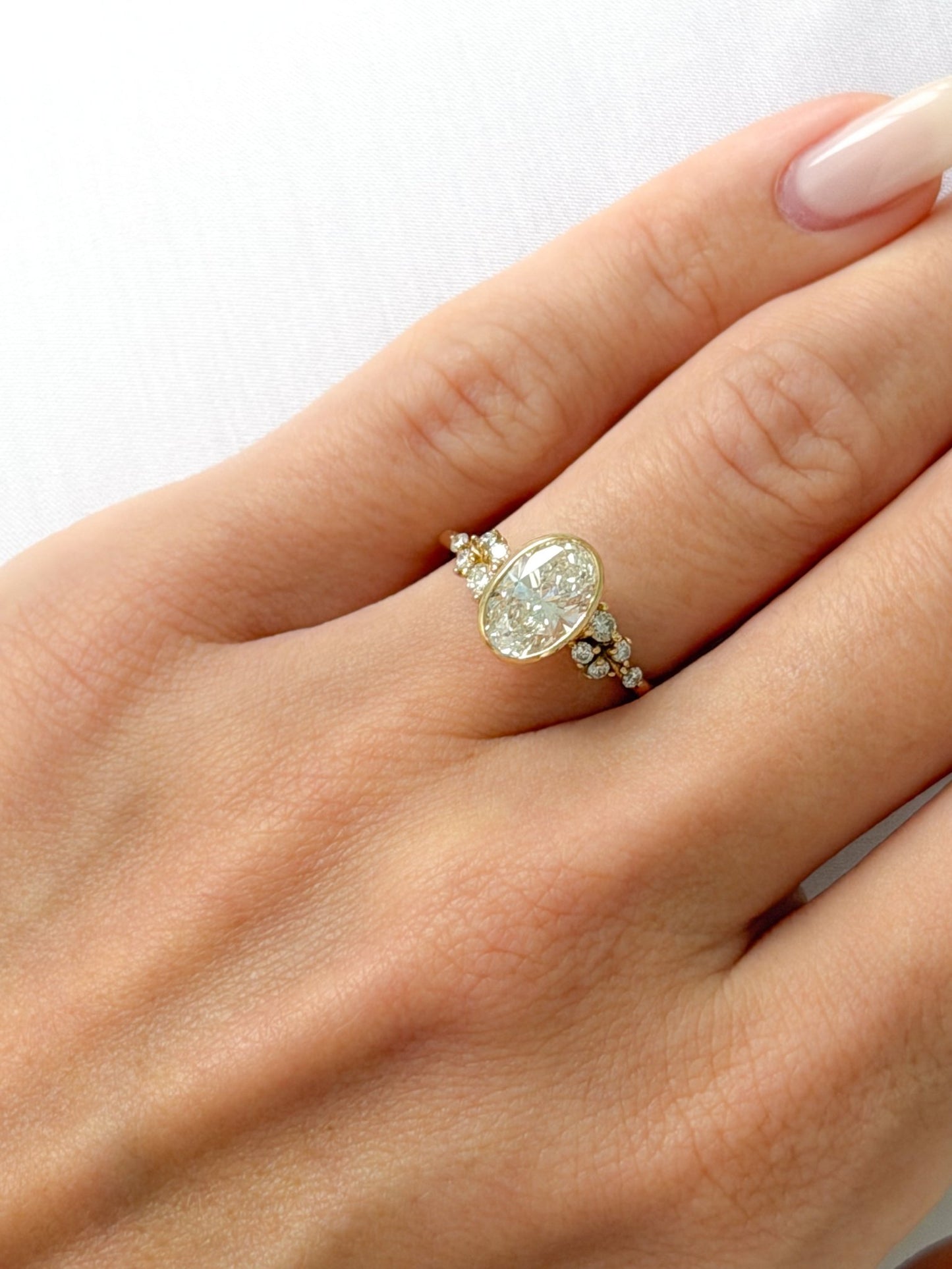 Juliette Ring — Oval Bezel - Lu and Lo Jewellery