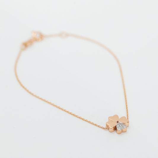 Lucky Diamond Cloverette Bracelet - Lu and Lo Jewellery