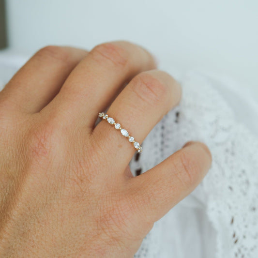 Luxe Linea Wedding Band - Lu and Lo Jewellery