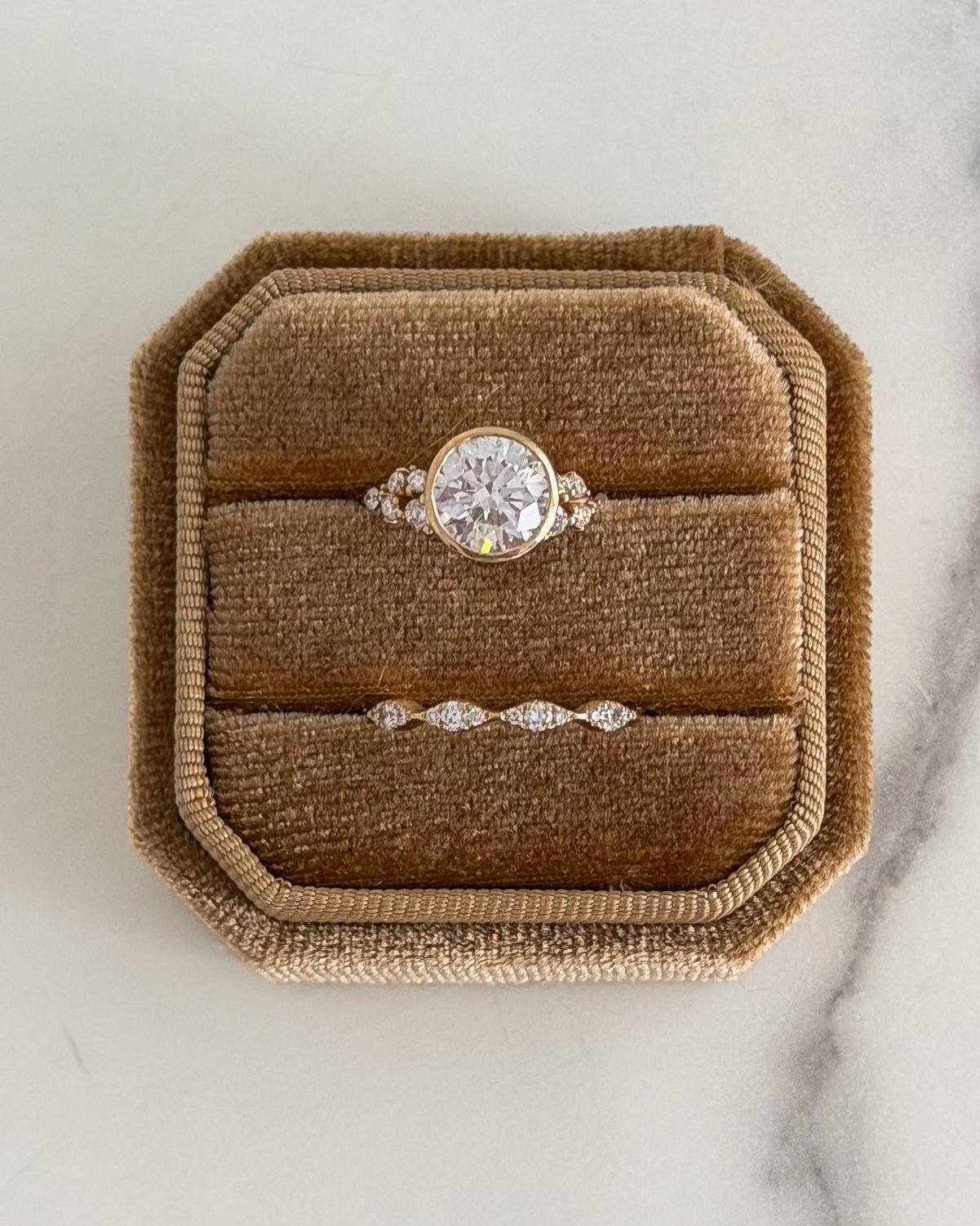 Maria Ring - Round Bezel - Lu and Lo Jewellery