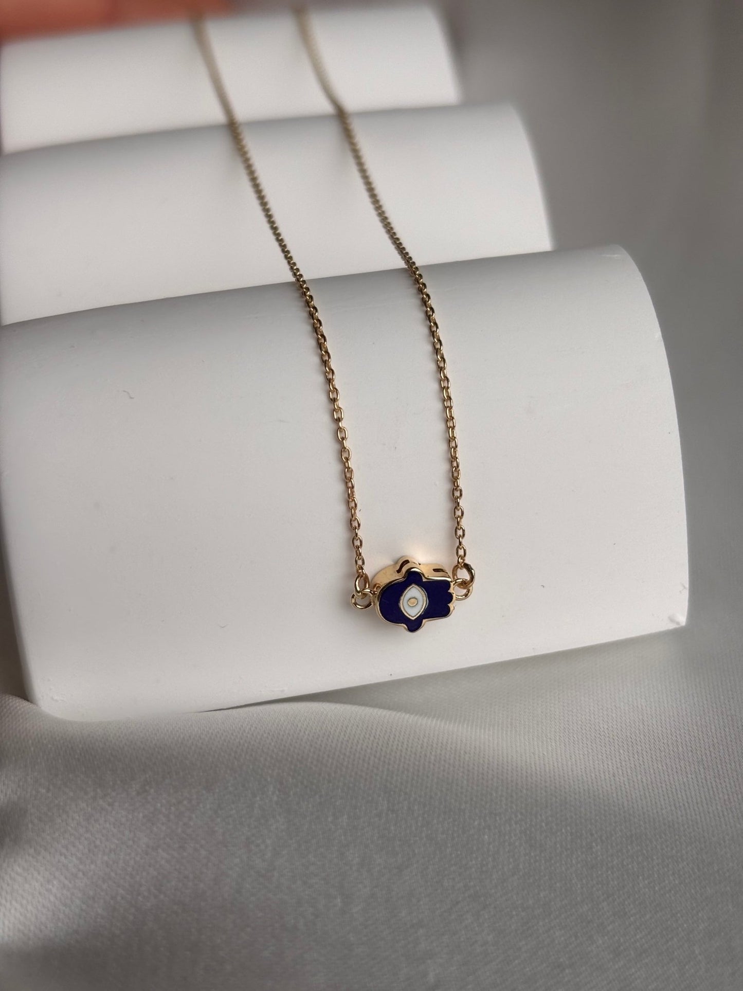 Nazar Hamsa Necklace - Lu and Lo Jewellery