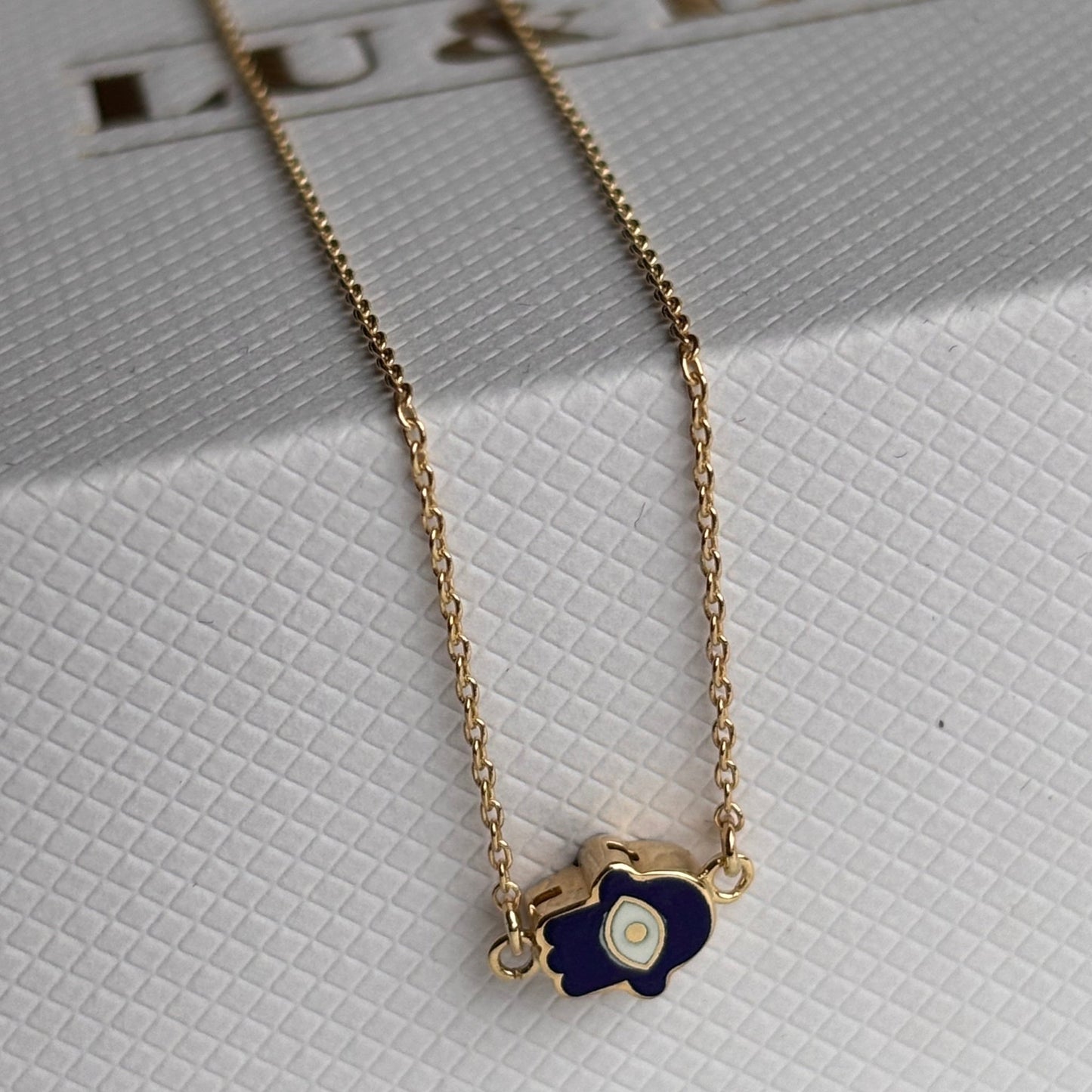 Nazar Hamsa Necklace - Lu and Lo Jewellery