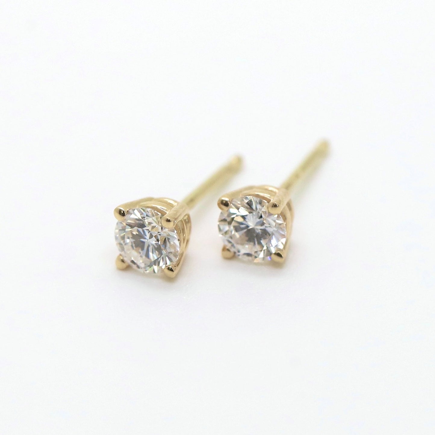 Radiant Diamond Stud Earrings - Lu and Lo Jewellery