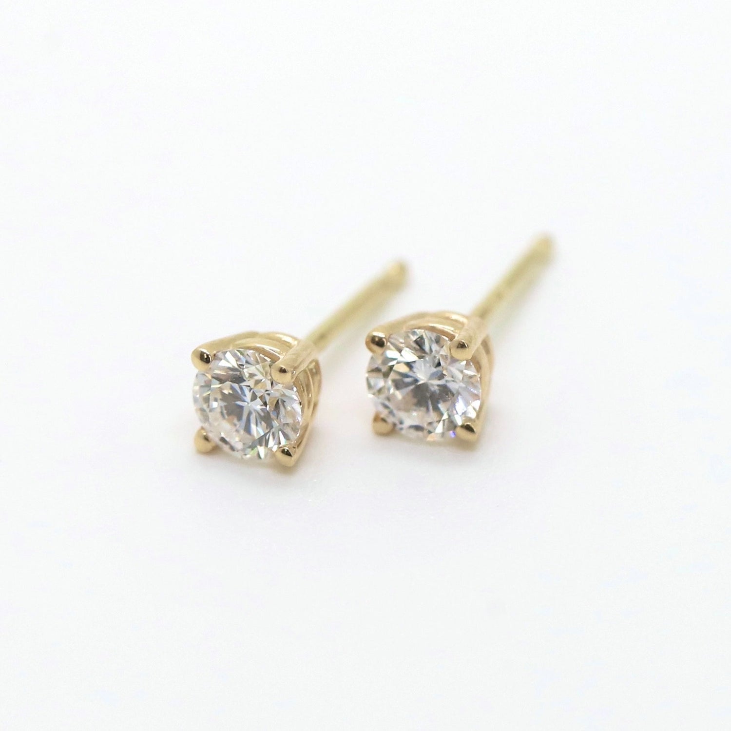 Radiant Diamond Stud Earrings - Lu and Lo Jewellery