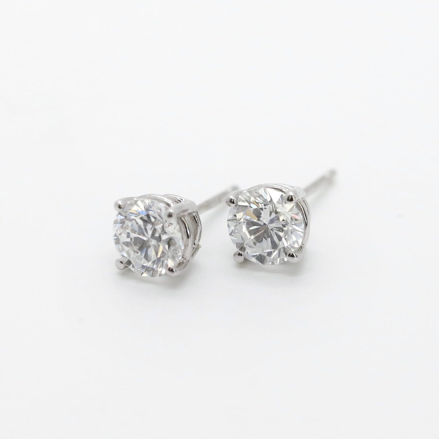 Radiant Diamond Stud Earrings - Lu and Lo Jewellery