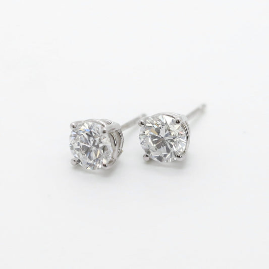 Radiant Diamond Stud Earrings - Lu and Lo Jewellery