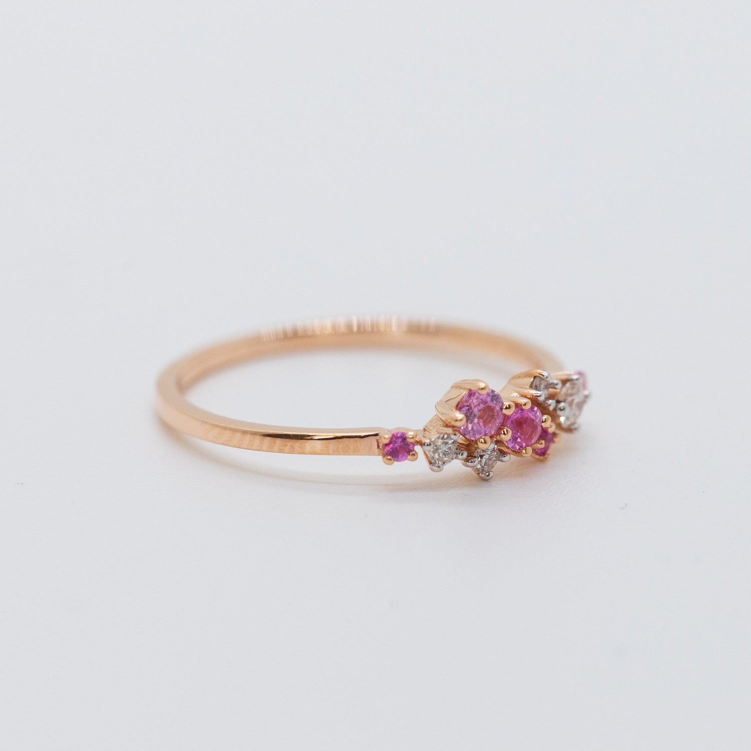 Rosé Whisper Ring - Lu and Lo Jewellery