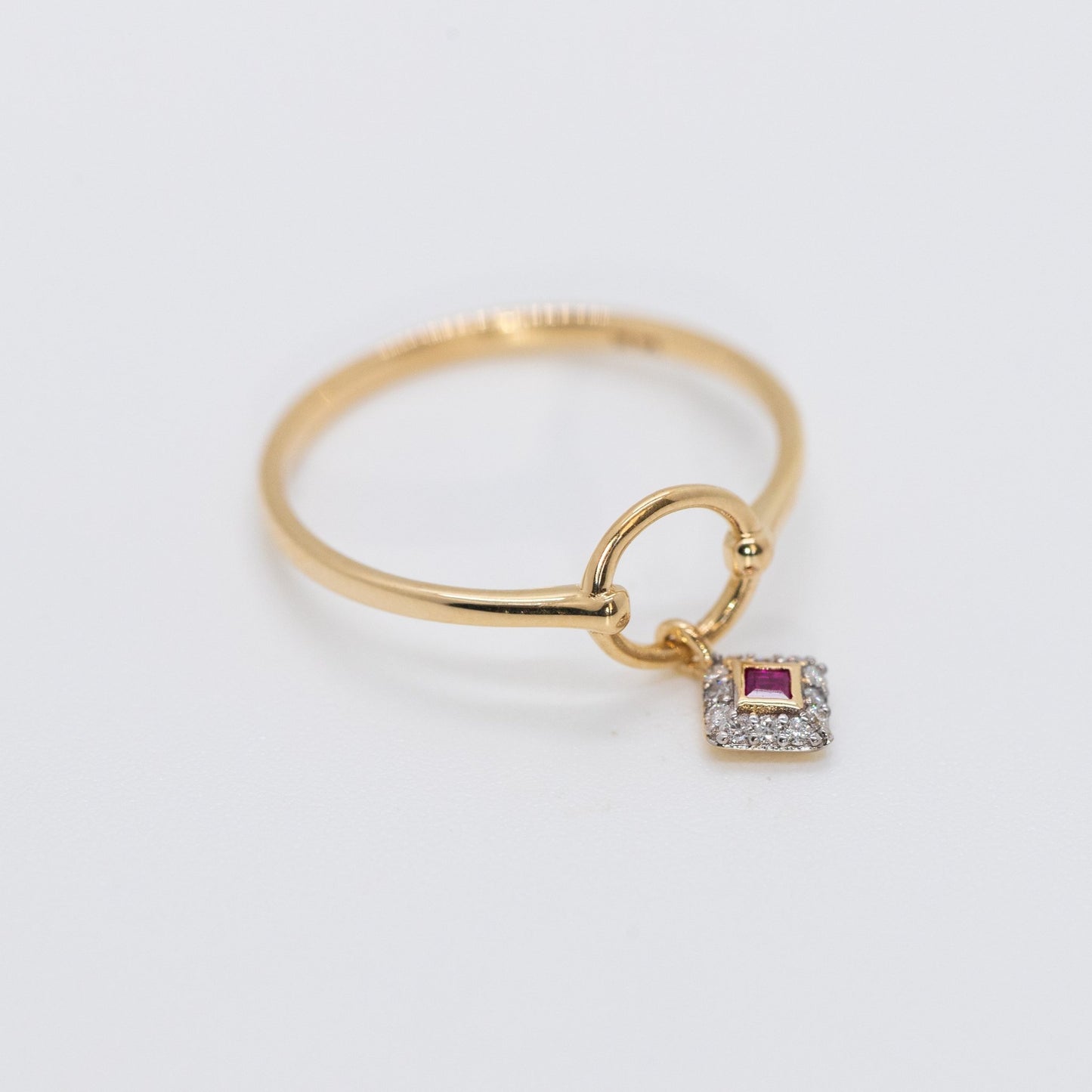 Ruby Orbit Charm Ring - Lu and Lo Jewellery