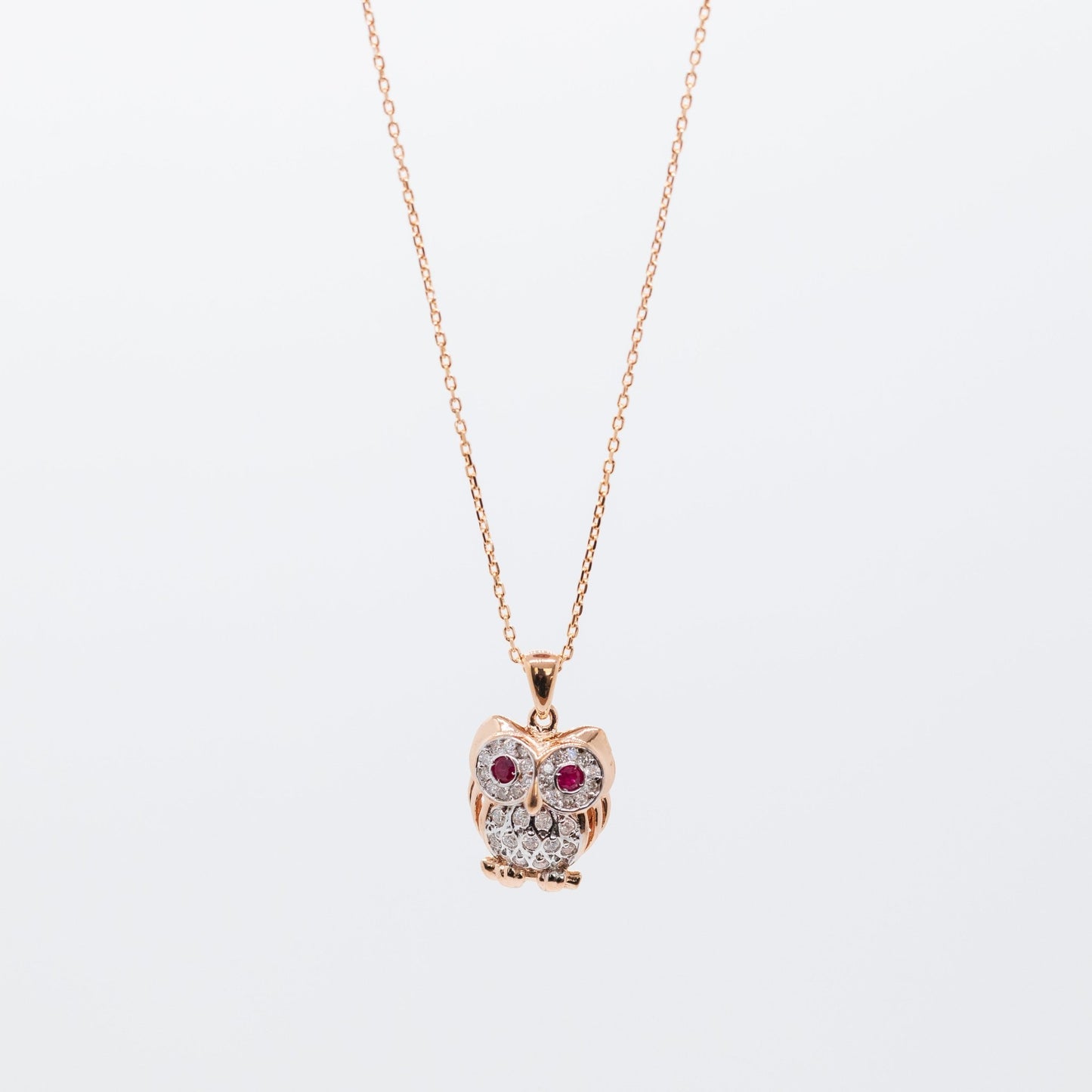 Ruby Owlette Necklace - Lu and Lo Jewellery