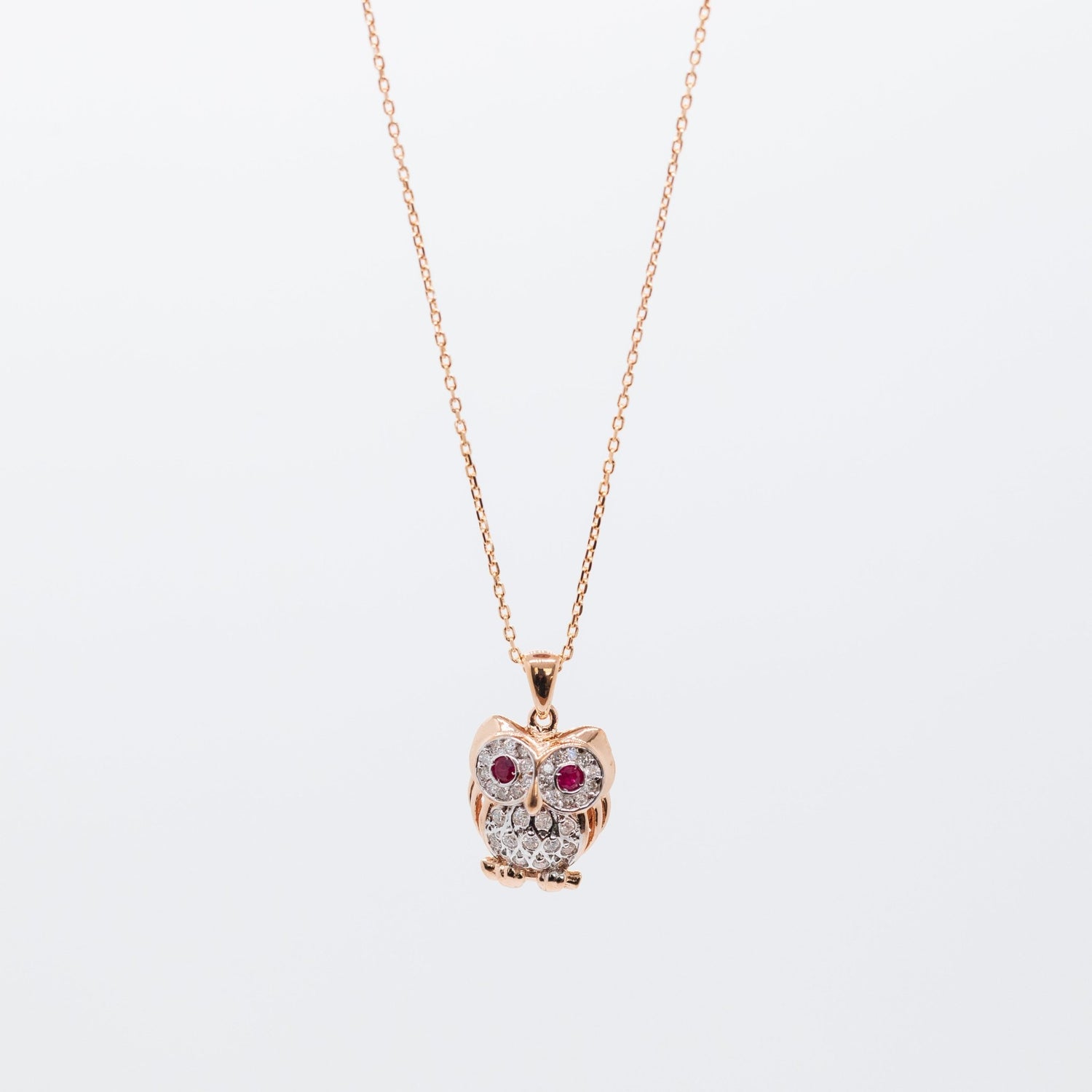Ruby Owlette Necklace - Lu and Lo Jewellery