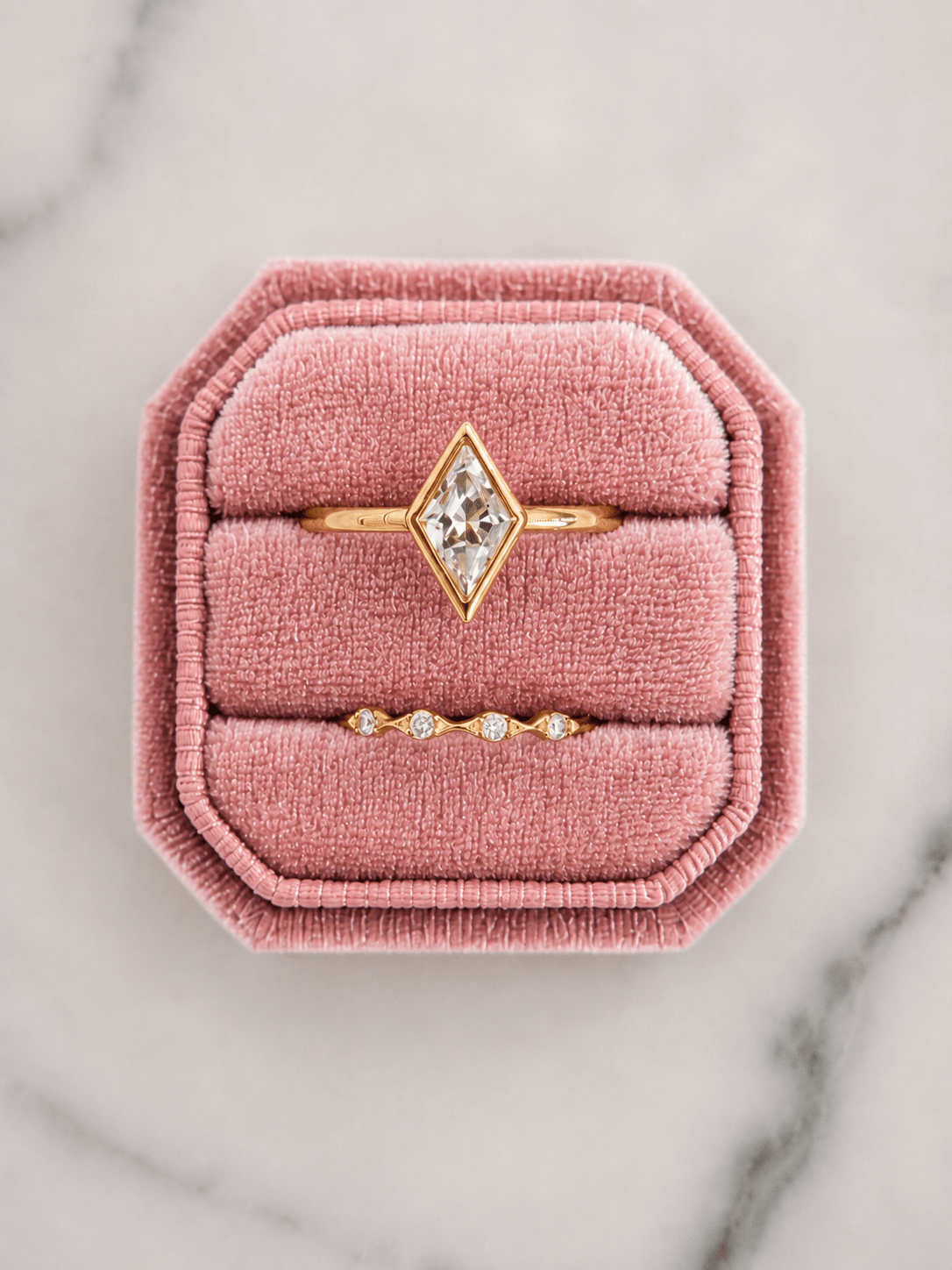 Solène Ring — Kite Diamond - Lu and Lo Jewellery