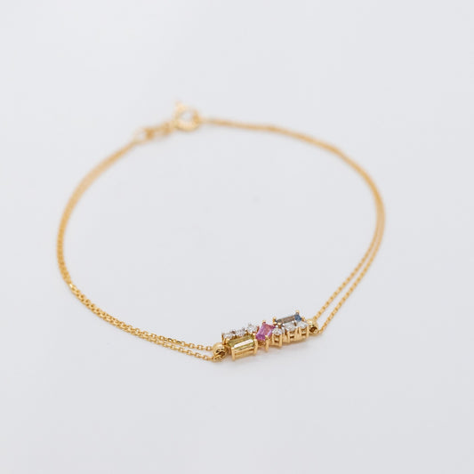 Sorbet Sapphire Bracelet - Lu and Lo Jewellery