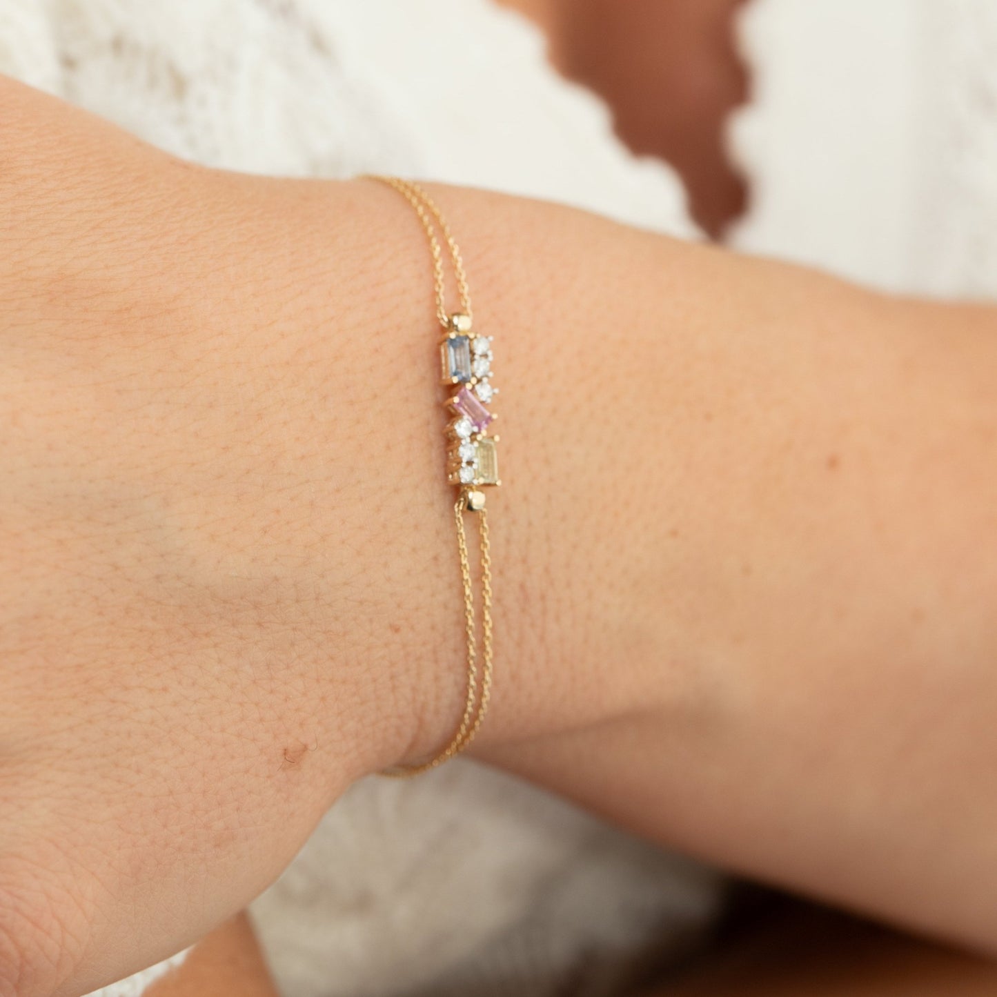 Sorbet Sapphire Bracelet - Lu and Lo Jewellery