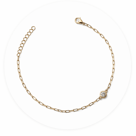 The Luminous Paperclip Bracelet - Lu and Lo Jewellery