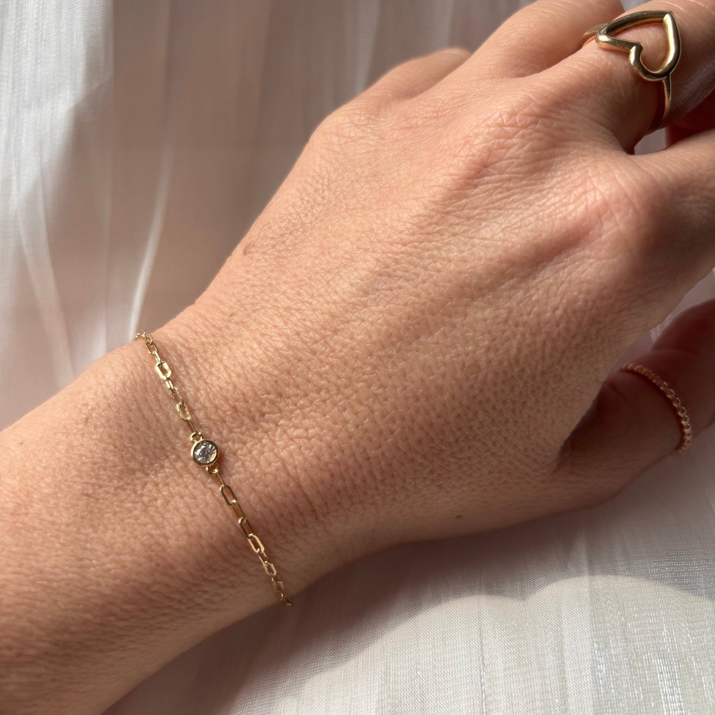 The Luminous Paperclip Bracelet - Lu and Lo Jewellery