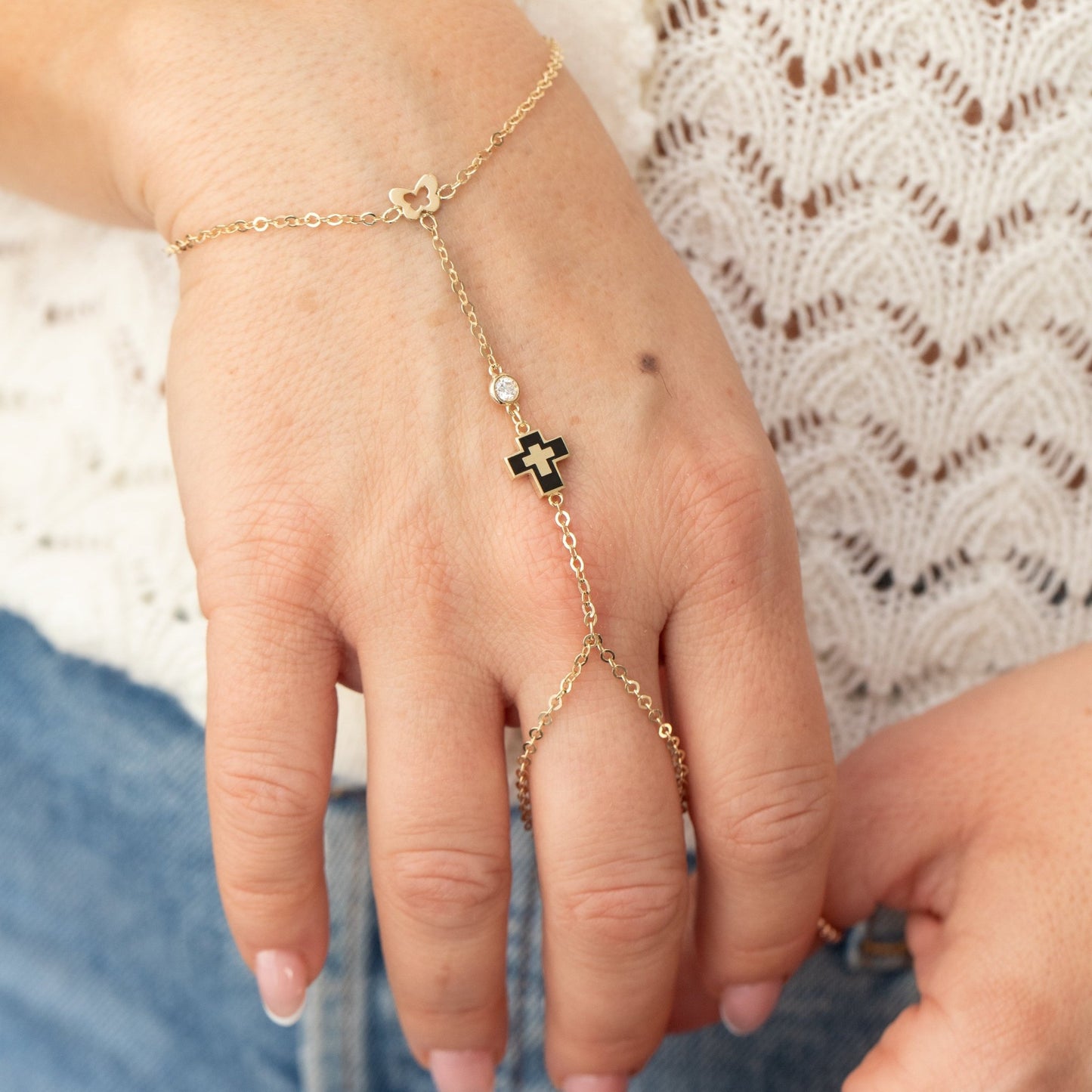 The Muse Hand Chain - Lu and Lo Jewellery