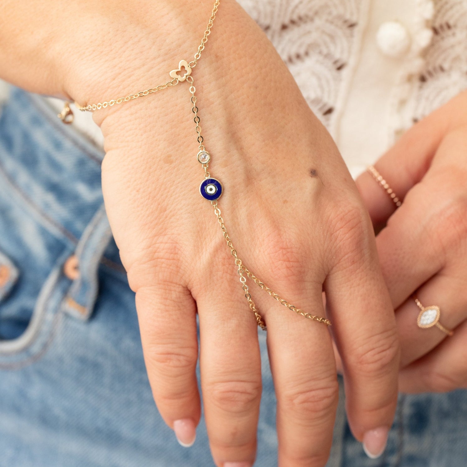 The Muse Hand Chain - Lu and Lo Jewellery
