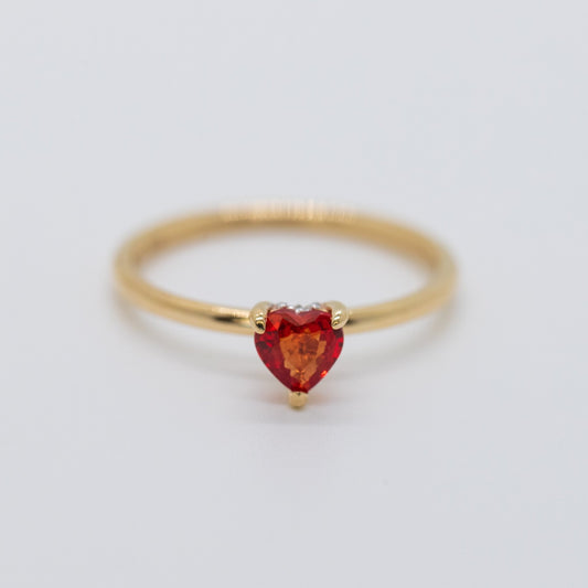 Valentina Garnet Ring - Lu and Lo Jewellery