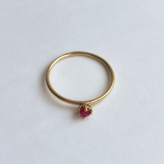 Personalized Birthstone Ring