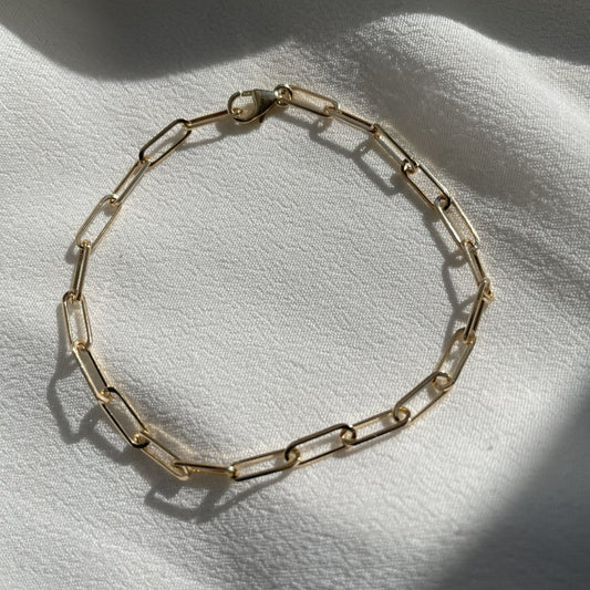 Small Paperclip Bracelet