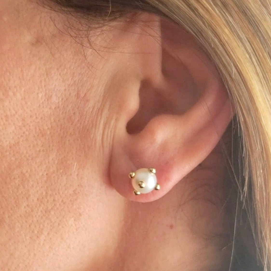 Pearl Bead Studs
